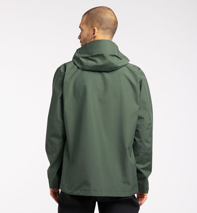 Haglöfs Mens Roc GTX Ski Jacket Dark Green New Zealand 92647LTDW